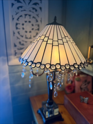 Crystal Stained-Glass Lamp